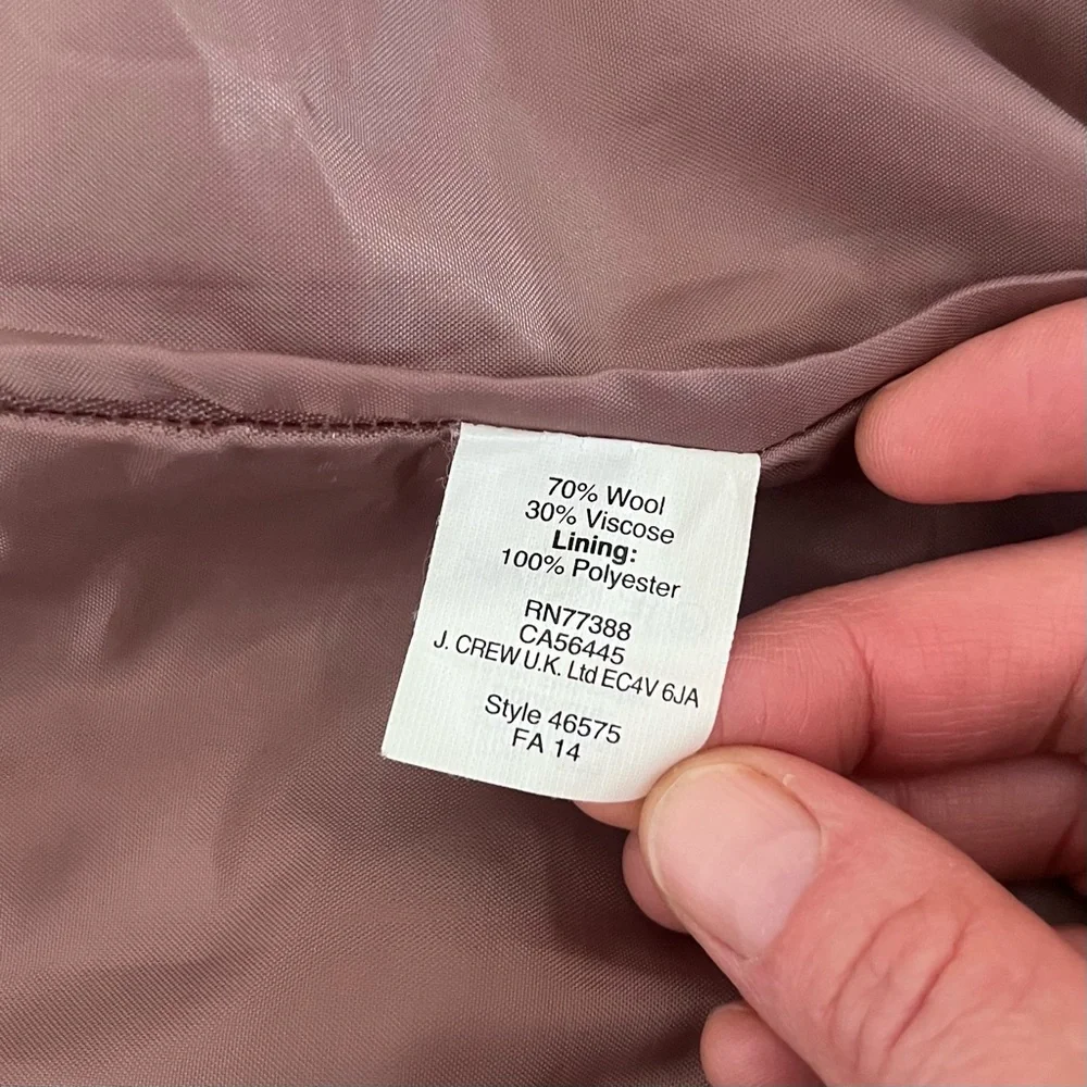 J. Crew Sz 8 Camel Pencil Skirt - Picture 7 of 7